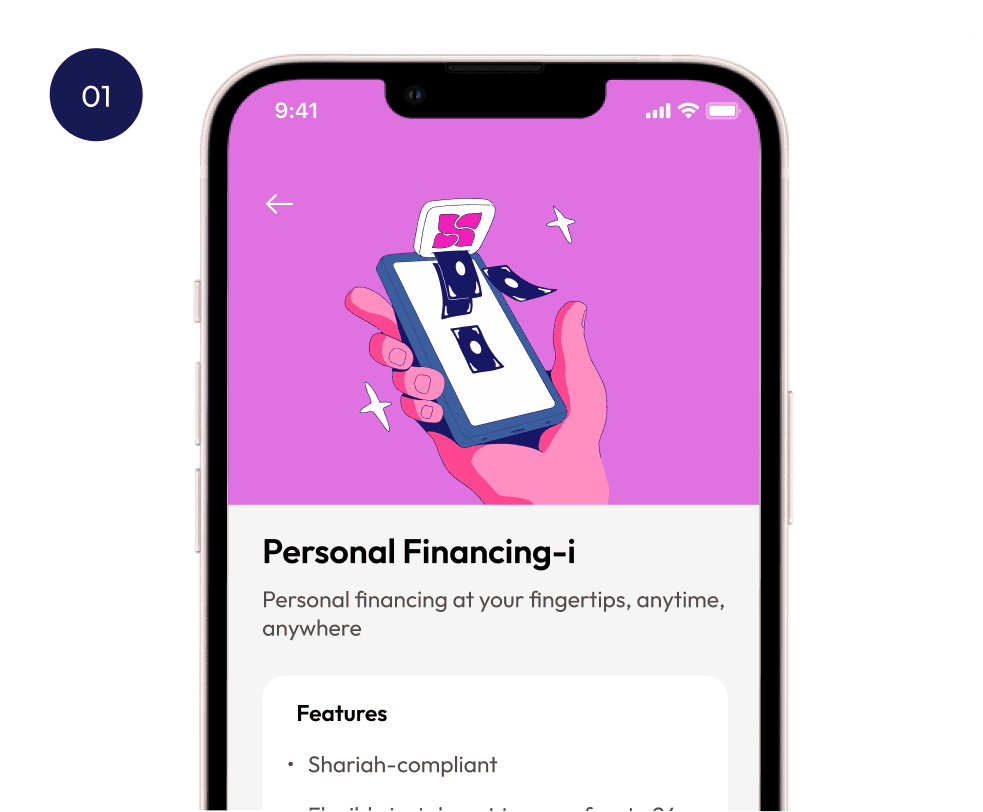 Go to Personal Financing-i