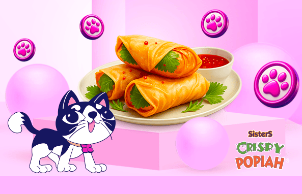 Percuma Sisters Crispy Popiah dengan Neko Missions
