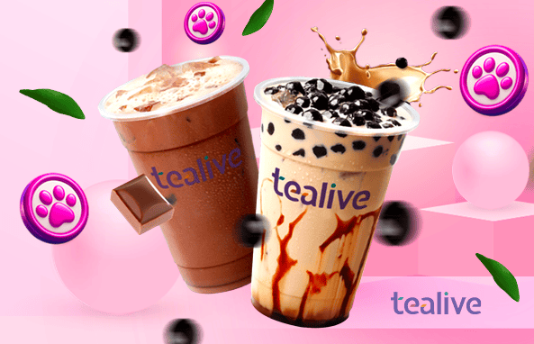 Tealive: Baucar "Topping" minuman percuma Tealive